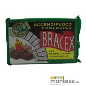 6 PEZZI ACCENDIFUOCO ECOLOGICO BRACEX 32 CUBI